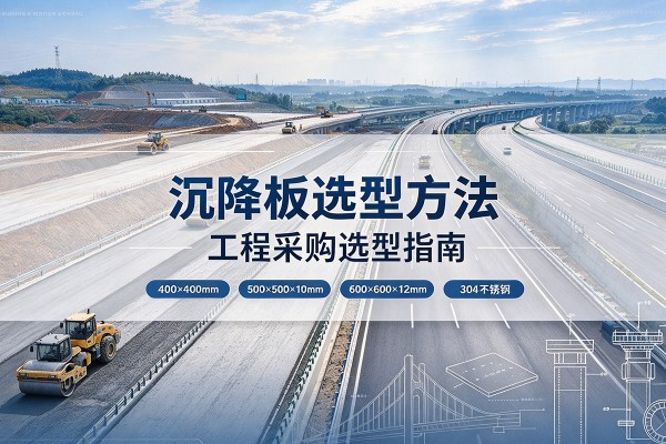 胡杨河沉降板选择方法